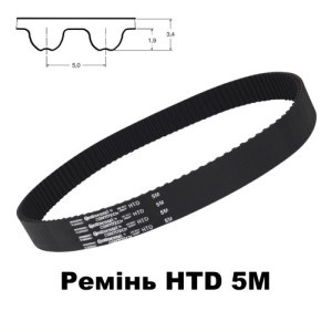 Ремінь зубчастий HTD-5M 1000 (z=200) Contitech Continental. Photo 2